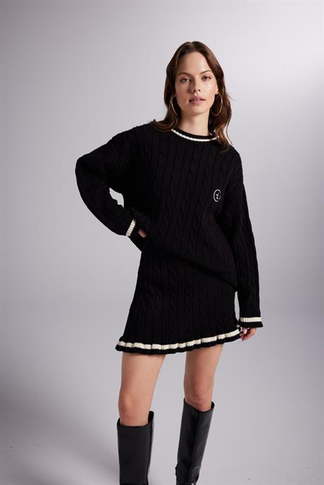 Harold Knitwear Skirt Black