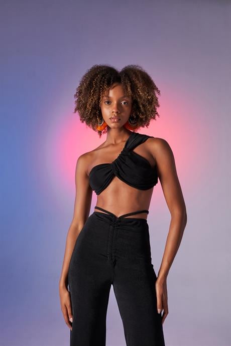 Beatrice Crop Siyah