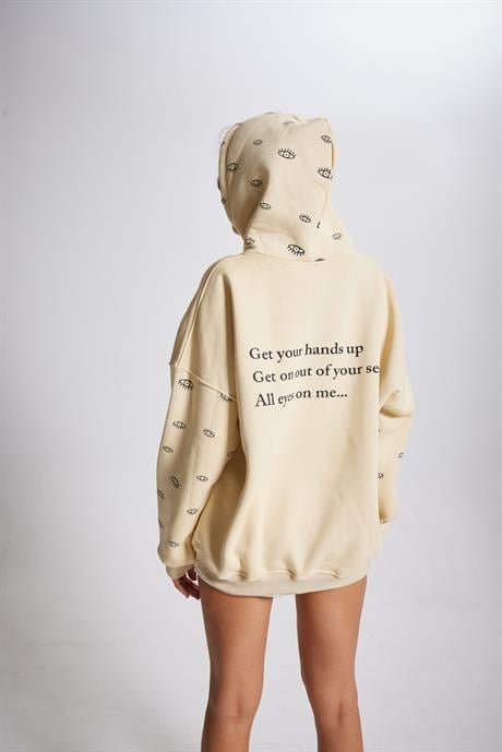 Eye Sweatshirt Bej