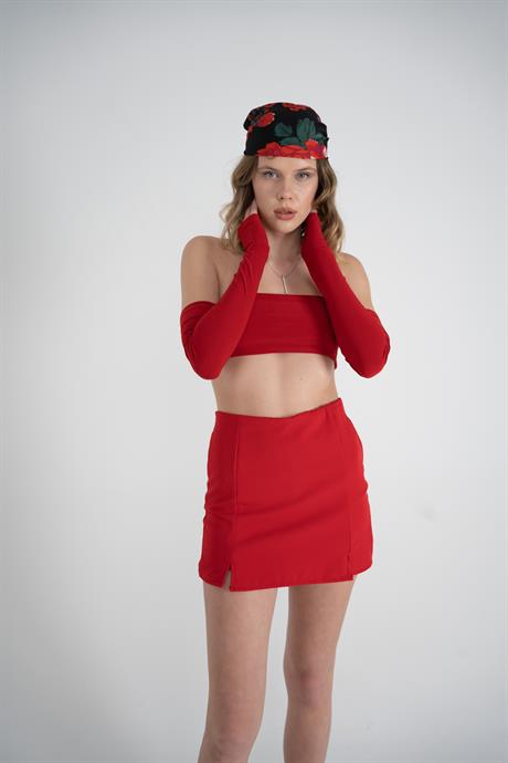 Wren Shorts Skirt Red