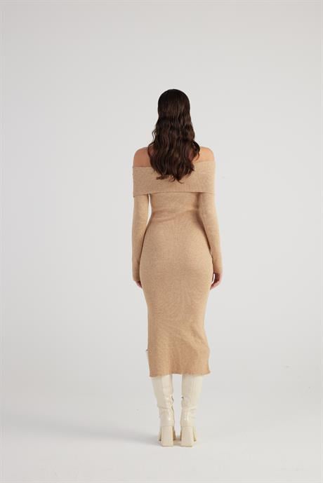 Tilda Knitwear Dress Beige