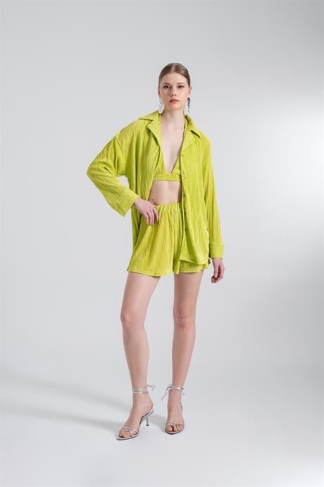Comfy Oversize Gömlek Yeşil