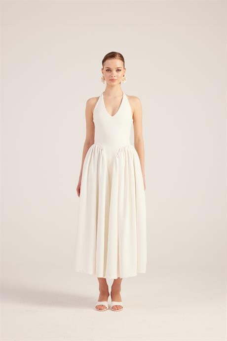 Ophelia Elbise Beyaz