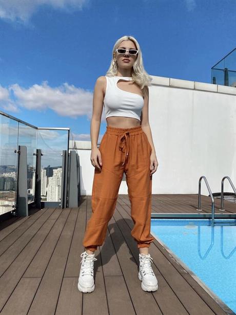 Janina Pantolon Turuncu