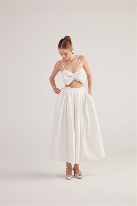 Olivia Skirt White