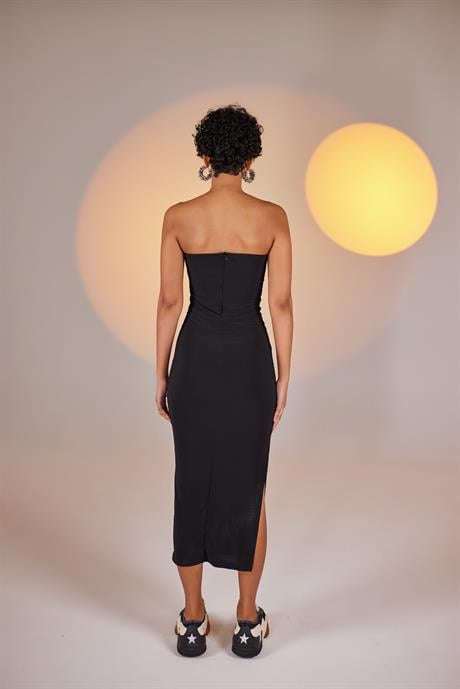 Bodycon Elbise Siyah