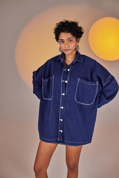 Sofie Shirt Dark Blue