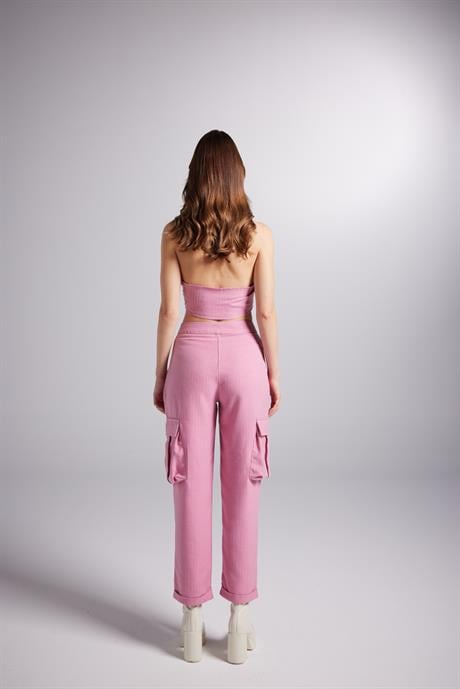 Kira Pantolon Pembe