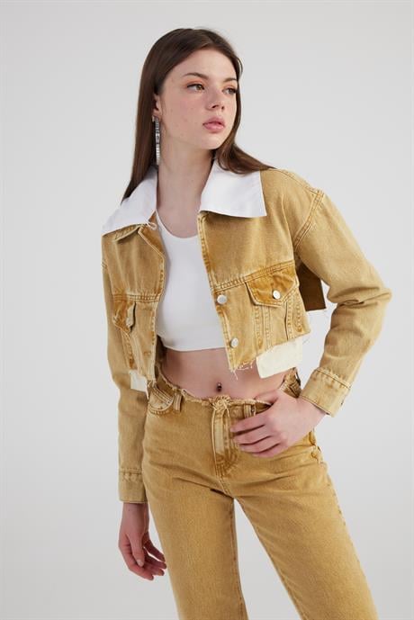 Rusted Jean Jacket Camel