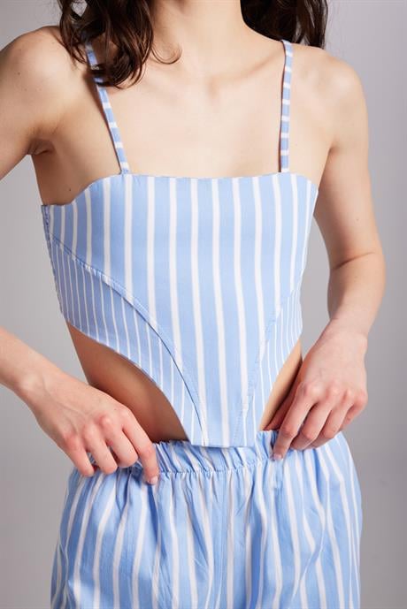 Harmony Bustier Blue