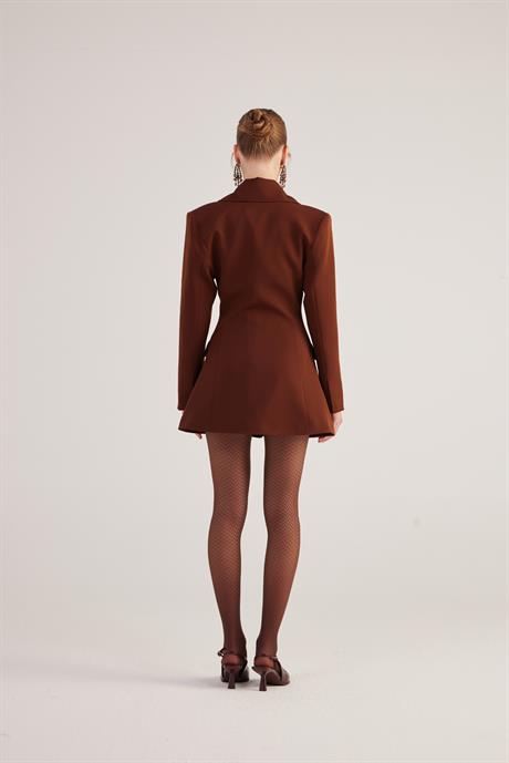 Deja Blazer Ceket Kahve
