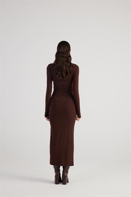 Yasmin Dress Brown