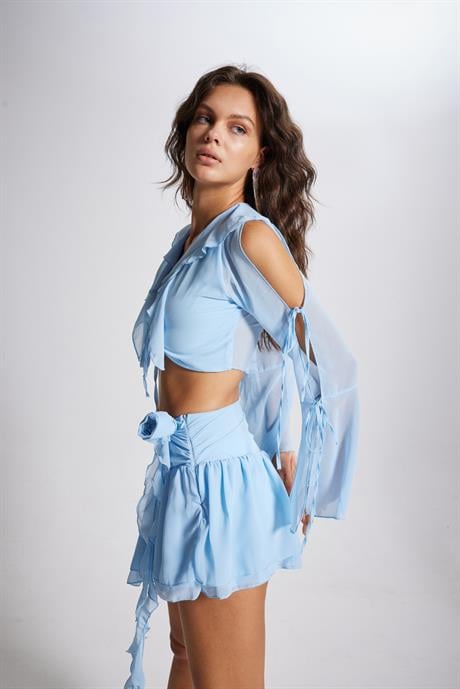 Carmen Blouse Blue