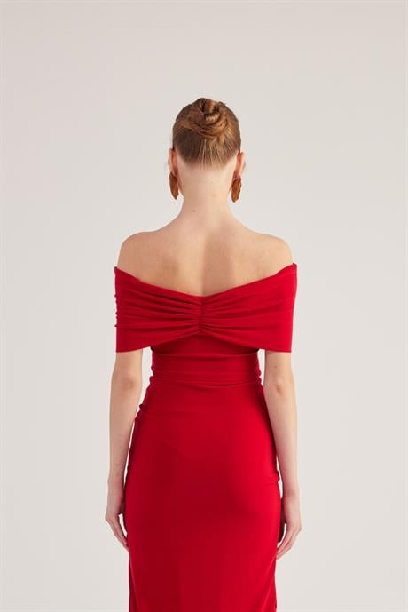 Leila Dress Red
