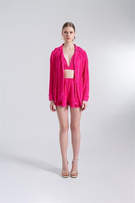 Comfy Oversize Gömlek Pembe