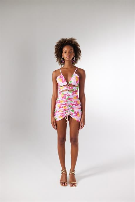 Verano Elbise Pembe
