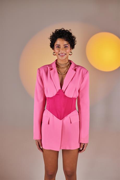 Satin Korse Pembe
