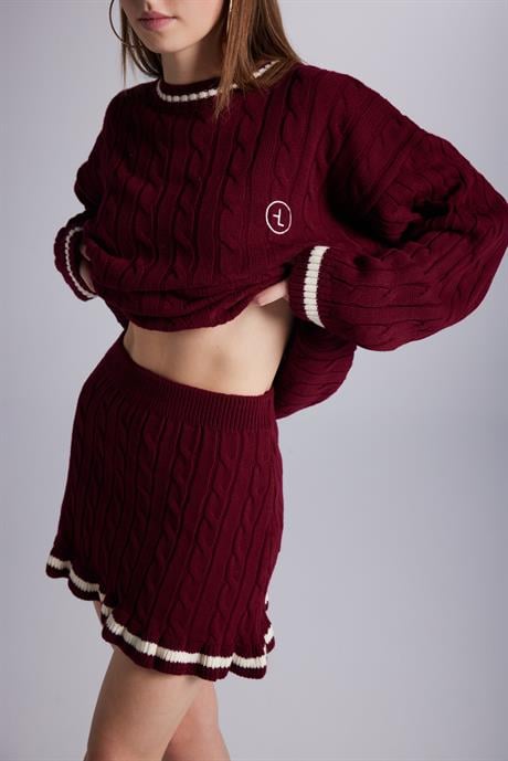 Harold Triko Etek Bordo