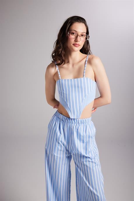 Harmony Bustier Blue