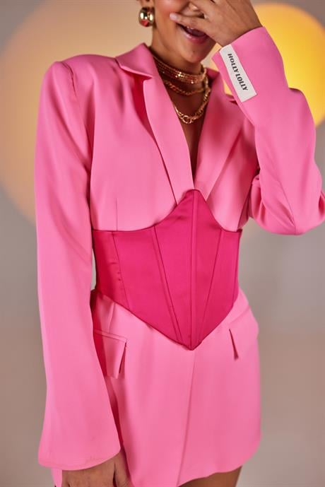 Satin Korse Pembe