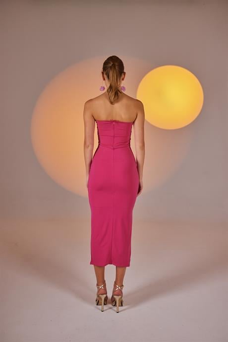 Bodycon Elbise Pembe