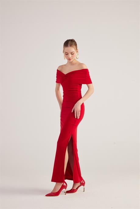 Leila Dress Red