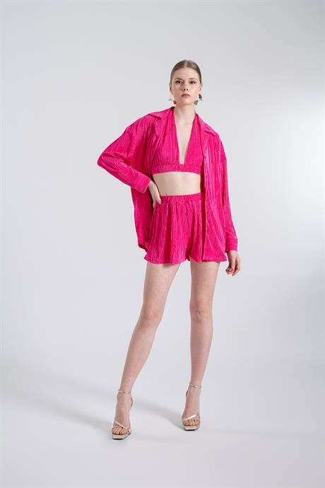 Comfy Oversize Gömlek Pembe