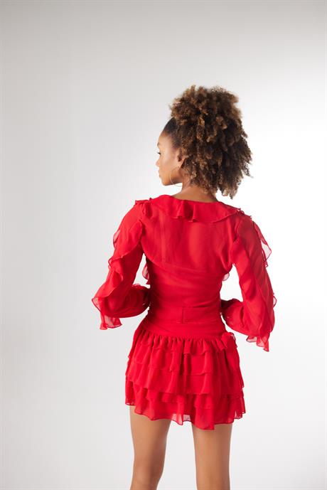 Elsa Blouse Red