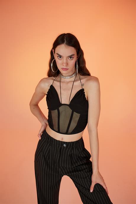 Sasha Bluz Siyah