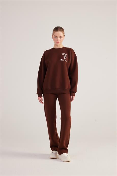 Gaslighting Sweatshirt Kahve