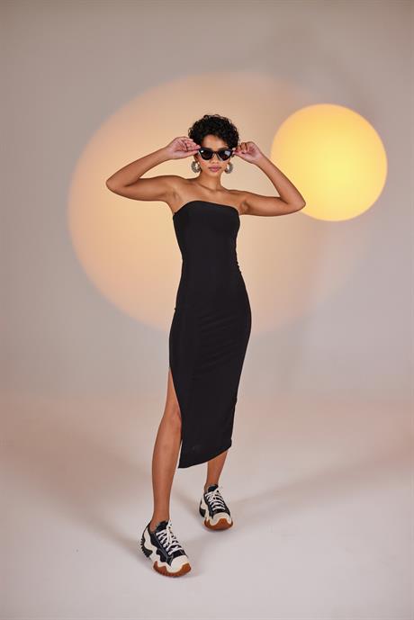 Bodycon Elbise Siyah