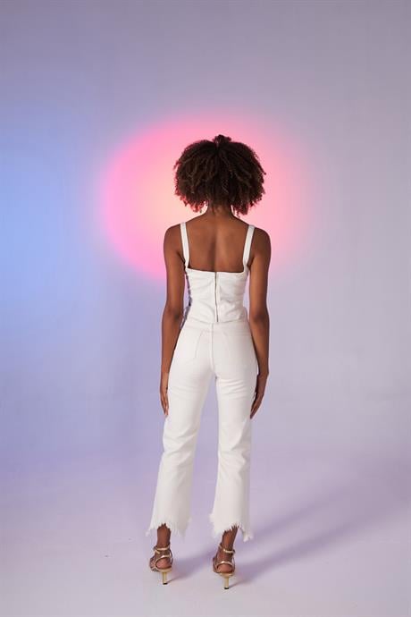 Swan Jean Trousers White