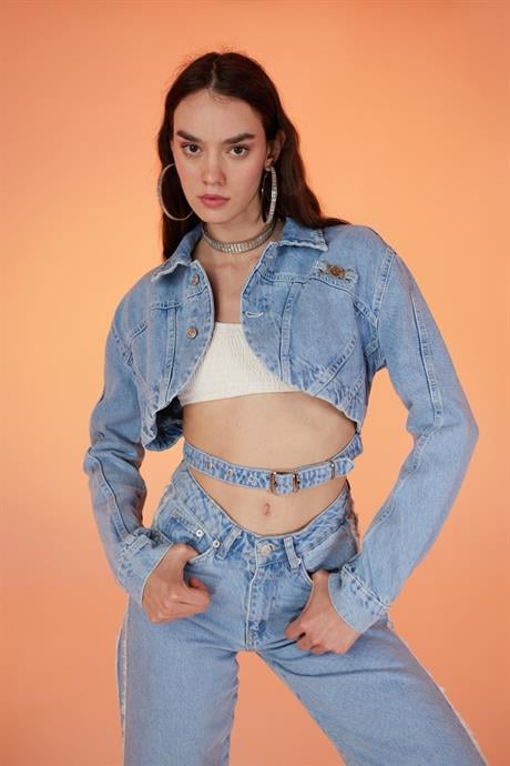 Biana Jean Jacket Blue