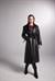 Collider Deri Trenchcoat Siyah