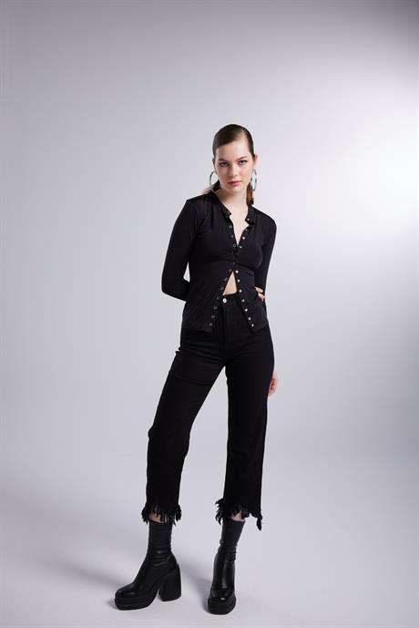 Swan Jean Pantolon Siyah