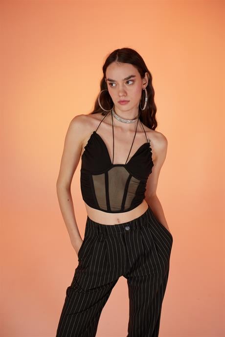Sasha Bluz Siyah