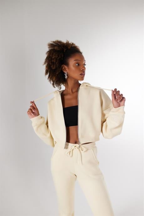 Mixed Sweatshirt Bej