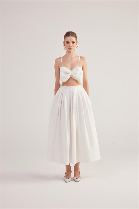 Olivia Skirt White