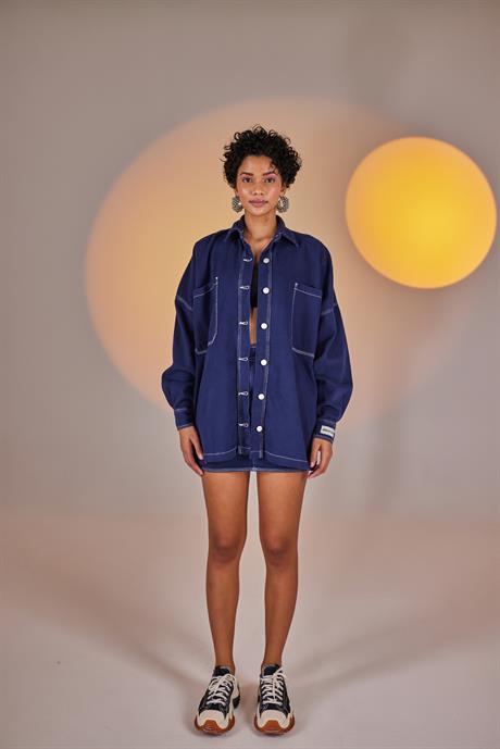 Sofie Shirt Dark Blue