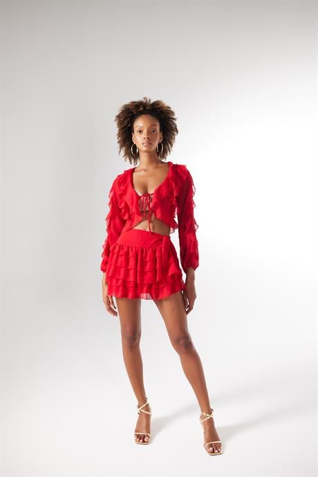 Elsa Blouse Red