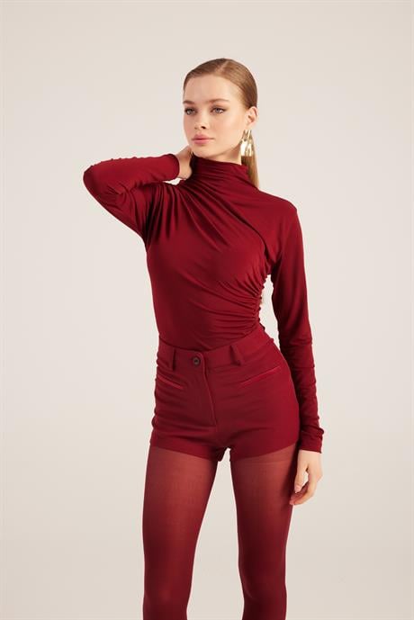 Bailey Şort Bordo