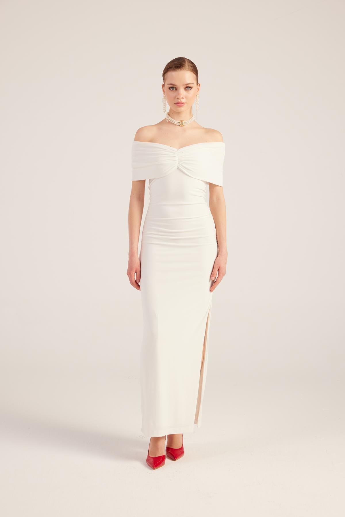 Leila Dress White