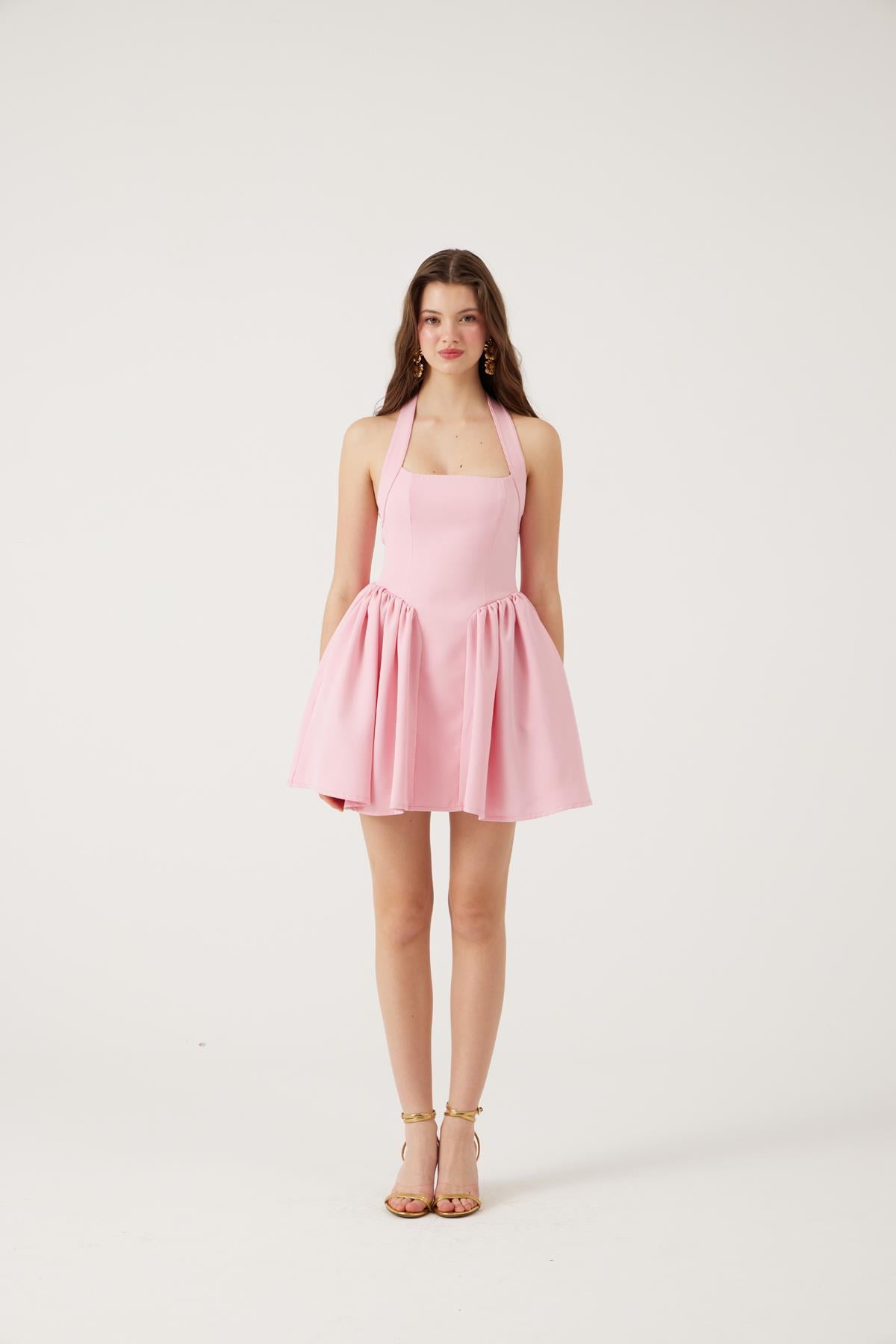 Cepli Mini Felici Elbise Pembe