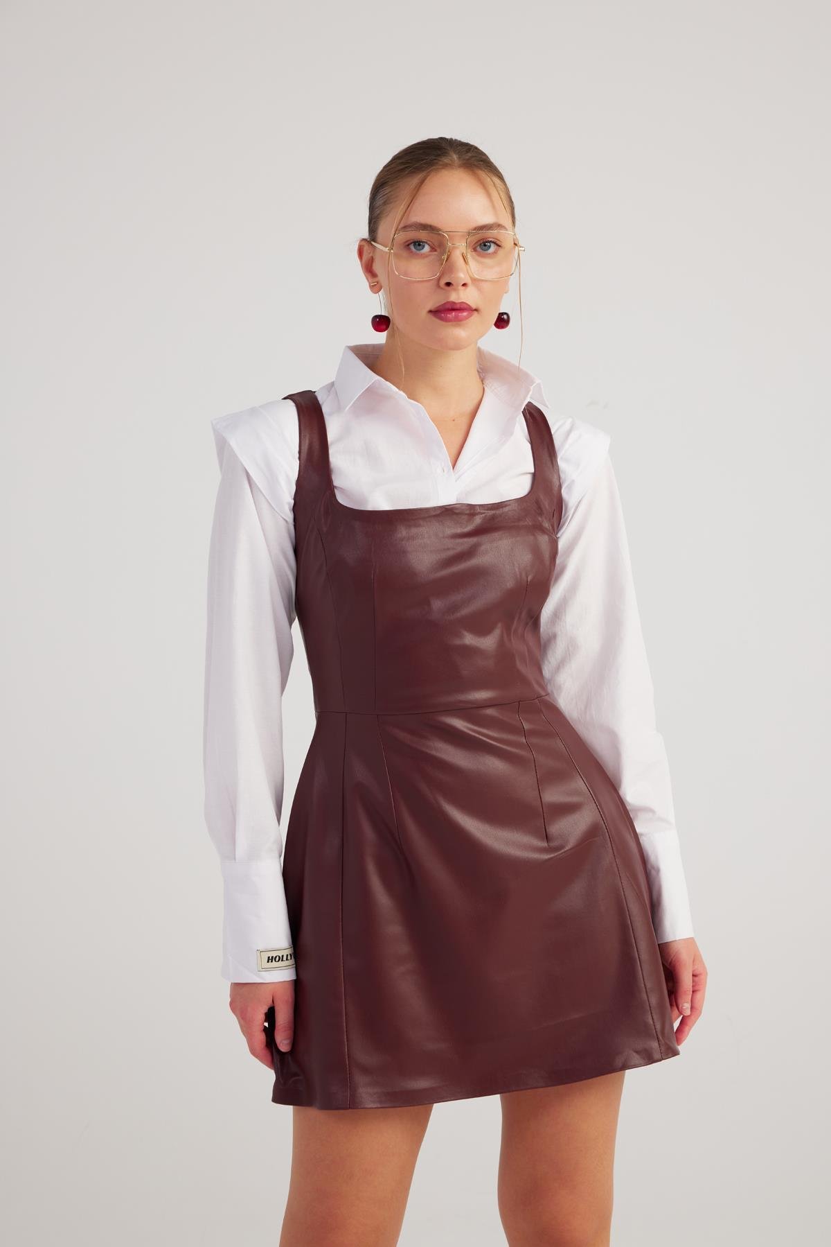 Larissa Dress Claret Red