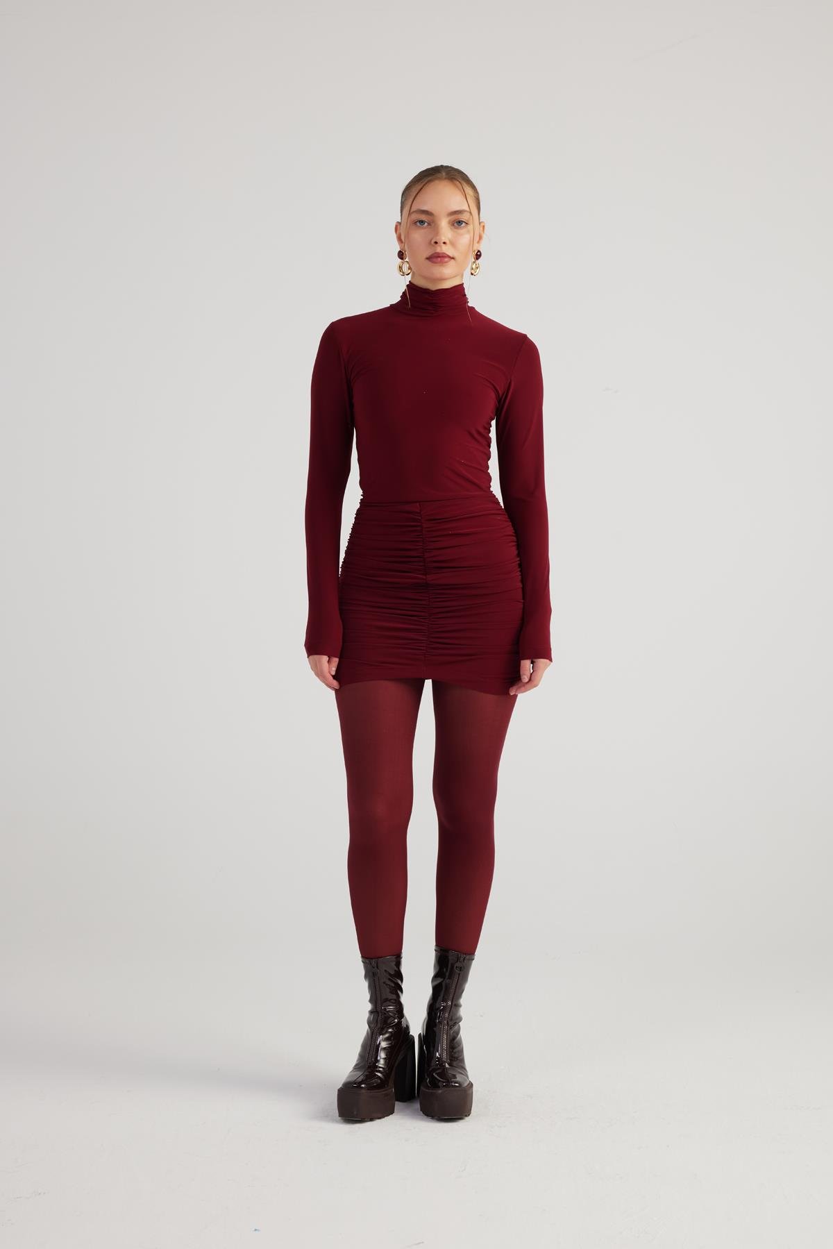 Tami Dress Claret Red