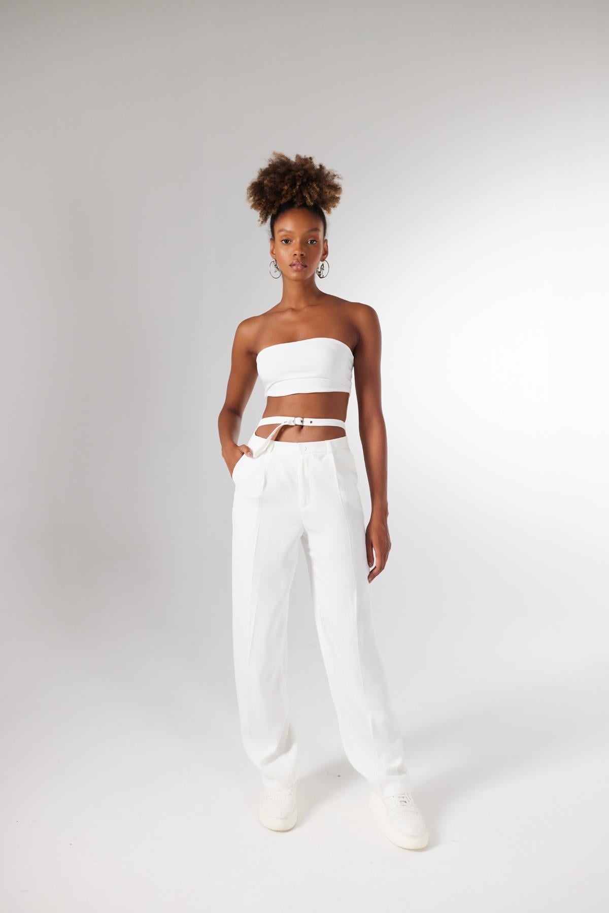 Wesley Trousers White
