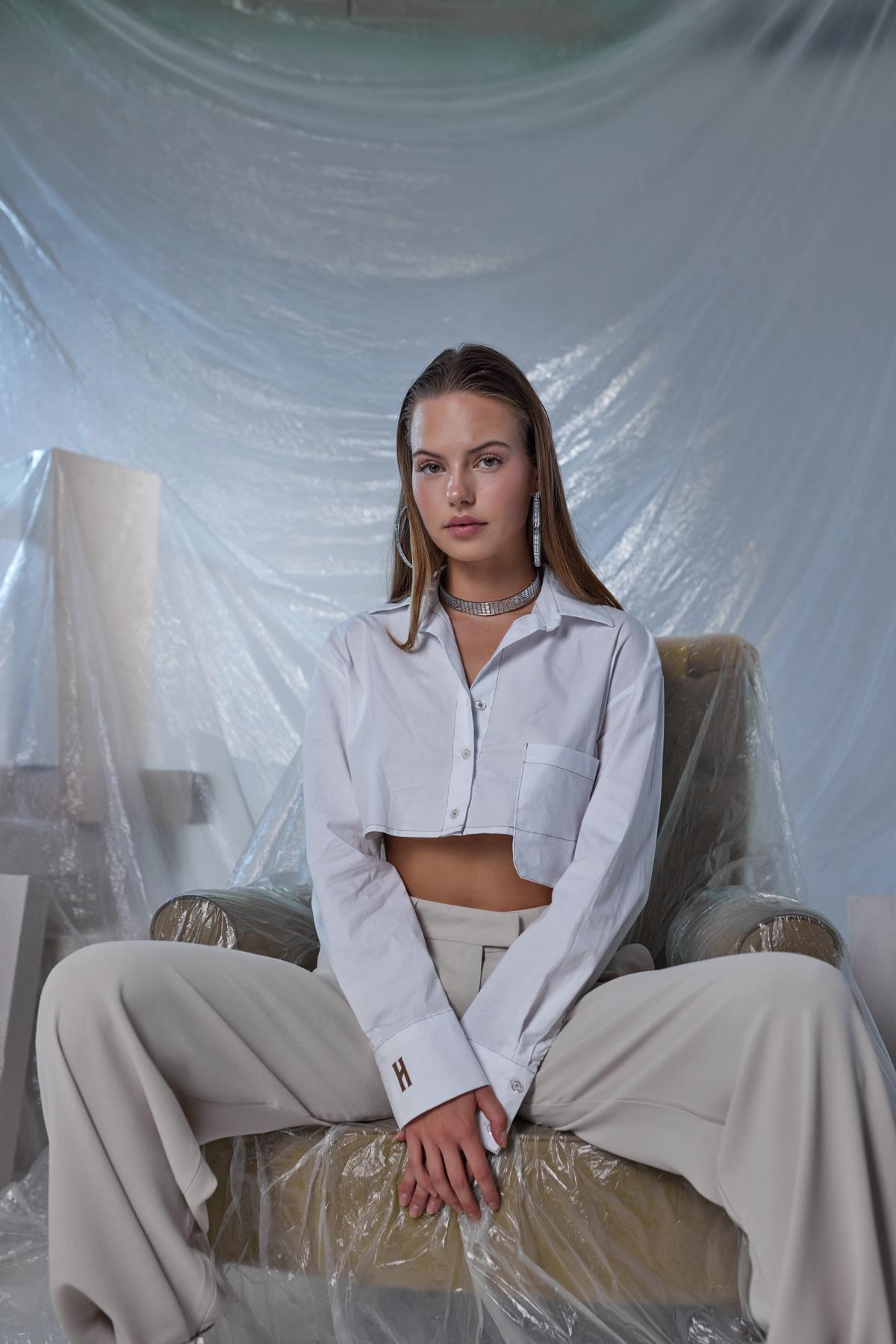 Pocket Gömlek Beyaz