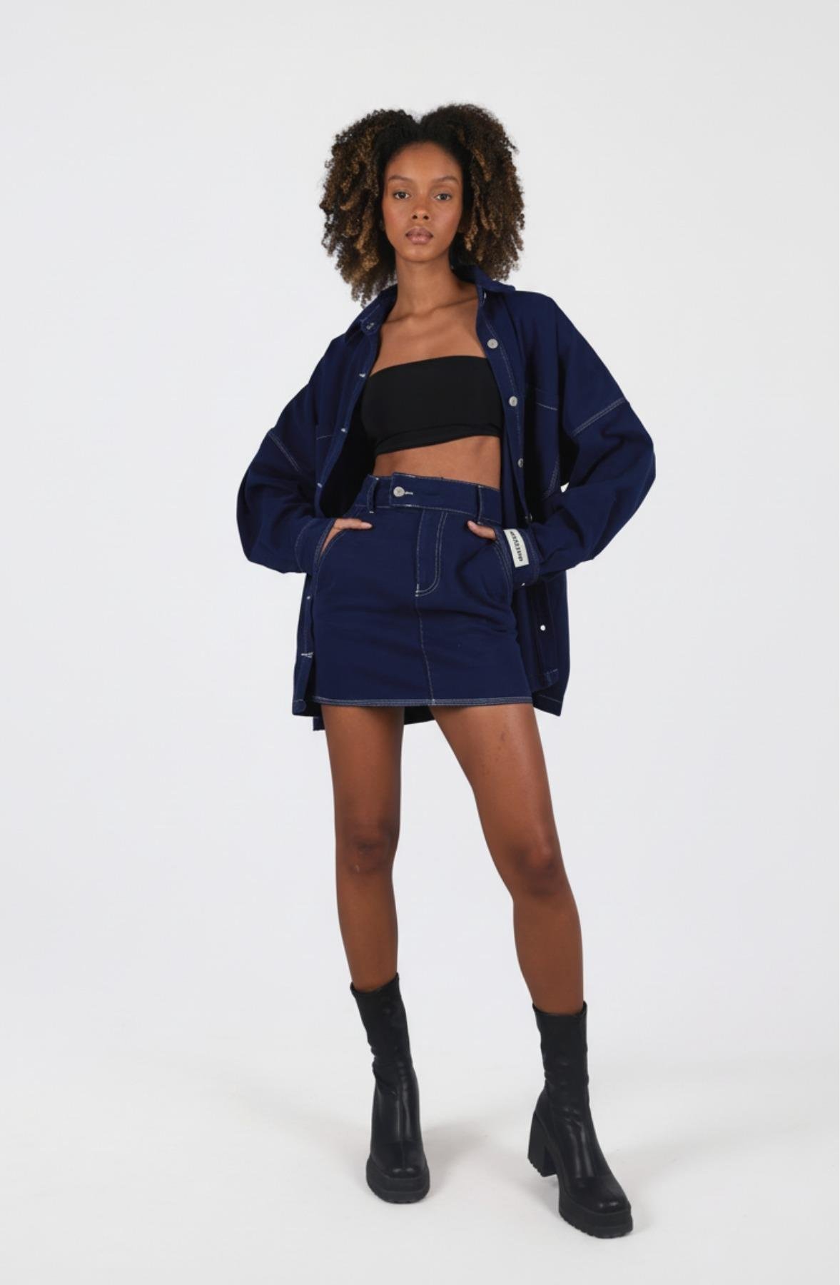 Sofie Skirt Dark Blue