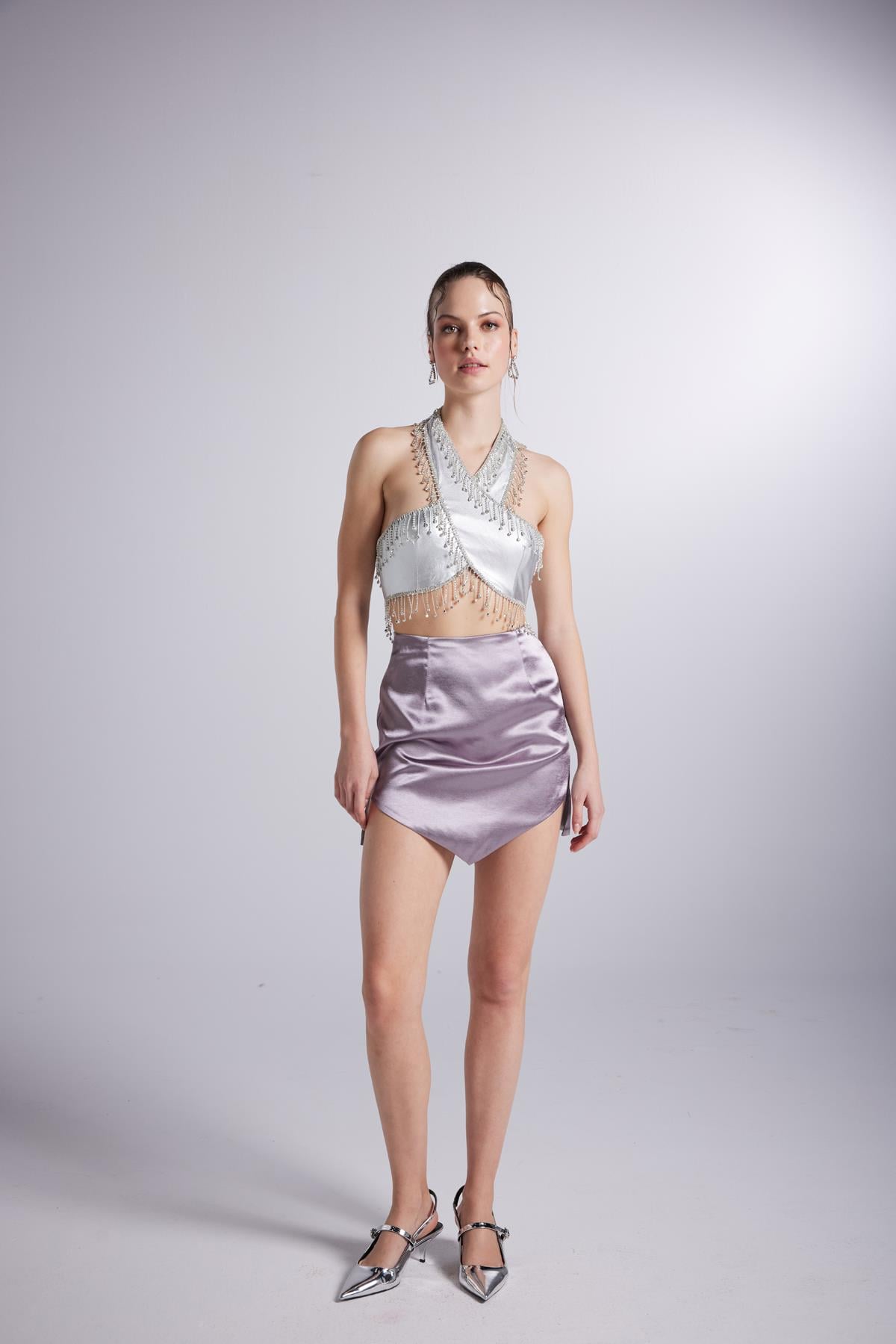 Blaze Skirt Grey