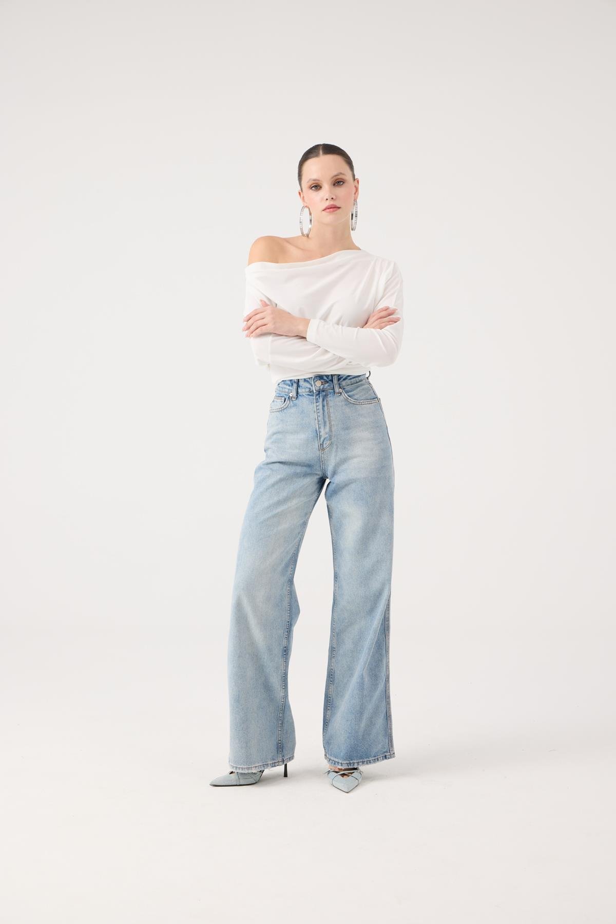 Carino Jean Pantolon Mavi
